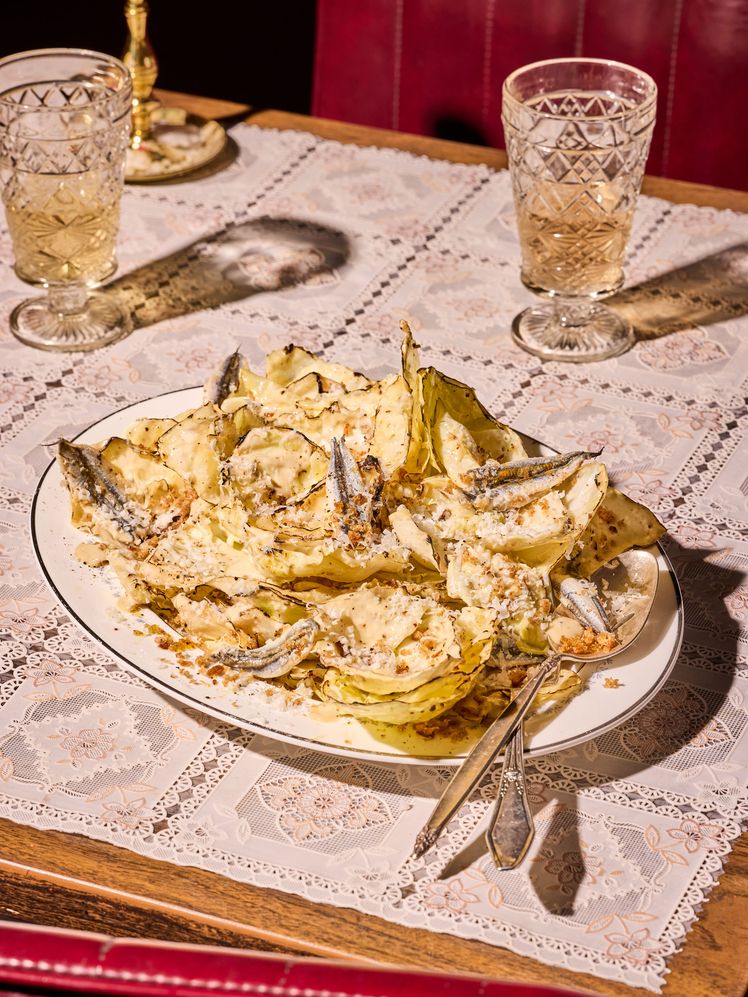 Fet-Fisk’s Grilled Cabbage Caesar